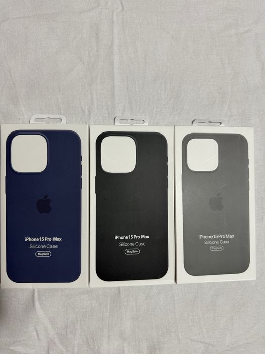 Huse MagSafe Iphone 15 , 16 - piele & silicon- noi la cutie sigilate