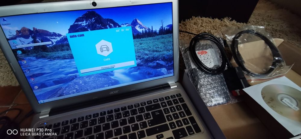 Laptop Acer Extensa5635 cu interfață nouă Delphi DS150e cu programe