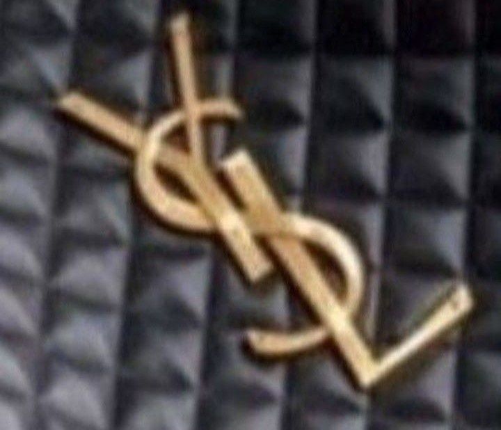 Geanta Ysl Maxy,logo metalic auriu, portofel simplu atasat, saculet