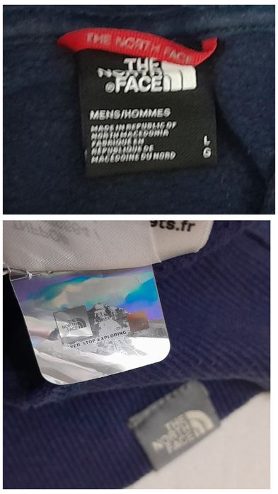 Hanorac The North Face Drew Peak 100% bumbac cu gluga măsura M/L (men)