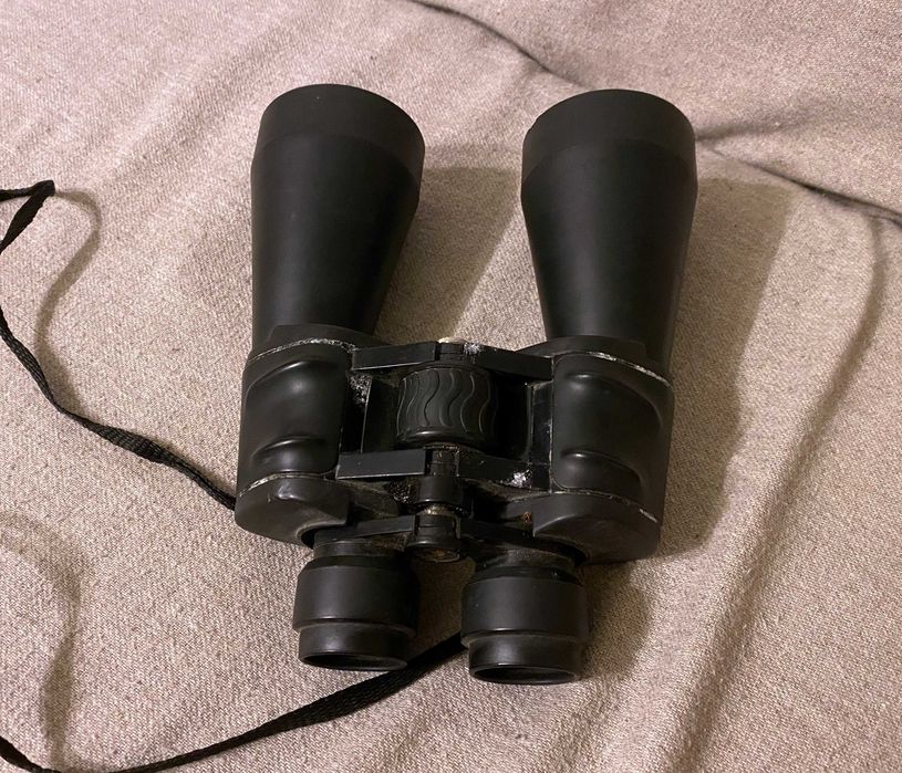 Binoclu cu lentile portocalii, functional, ideal joaca sau incepatori