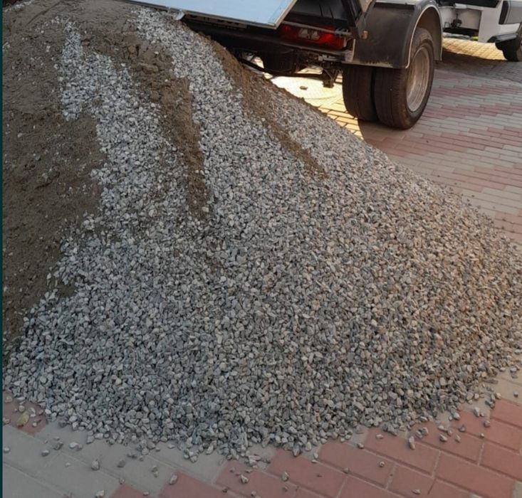 Balastru amestec de nisip cu piatra