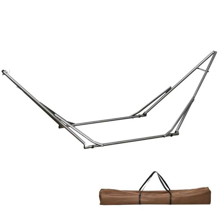 Стойка за хамак Outsunny 2 в 1, 290 см x 92 см x 88 см