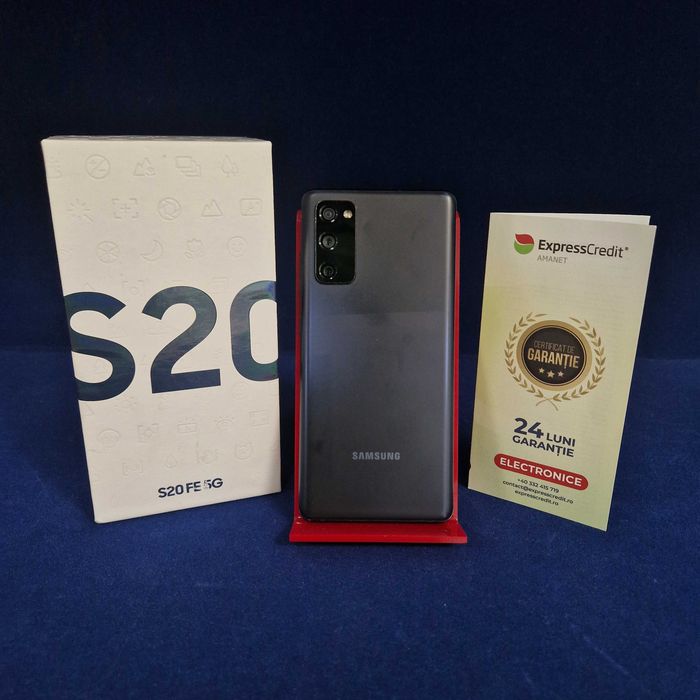 Samsung Galaxy S20 FE 5G 128 GB / 6 GB RAM ( B34805.1 / Ag28 Doi Baieti ) Garantie 2 ani !