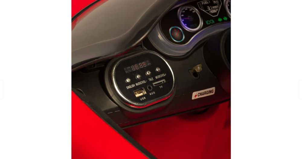 Masinuta electrica Mappy Speedy, Rosu,telecomandă