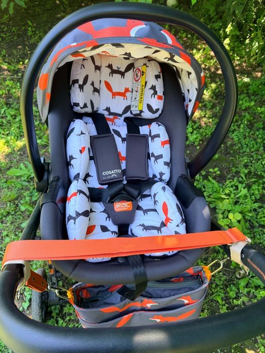 Количка  Cosatto Giggle Quad 3 в 1 Charcoal Mister Fox
