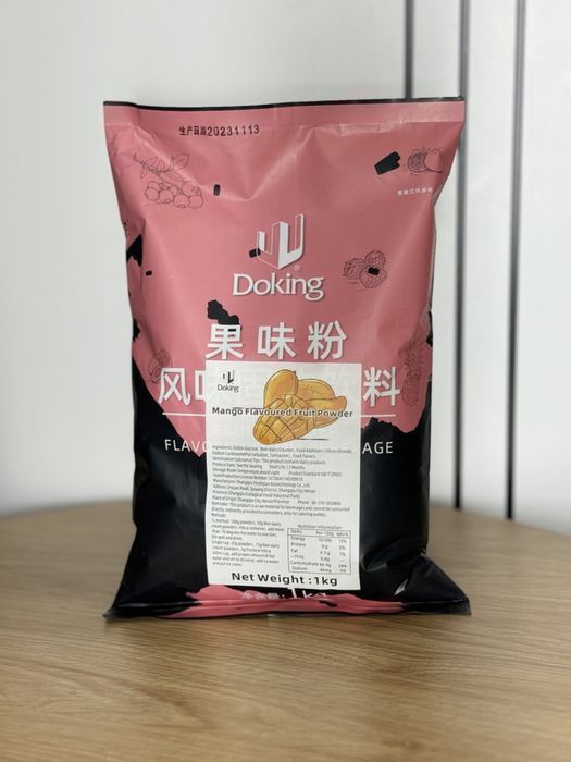 Doking молочный порошок со вкусом манго, тапиока,джуз боллы,бабл ти