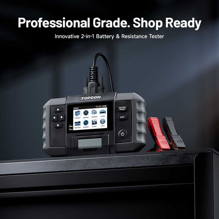 TOPDON BT600 Plus 12/24V професионален тестер за акумулатори