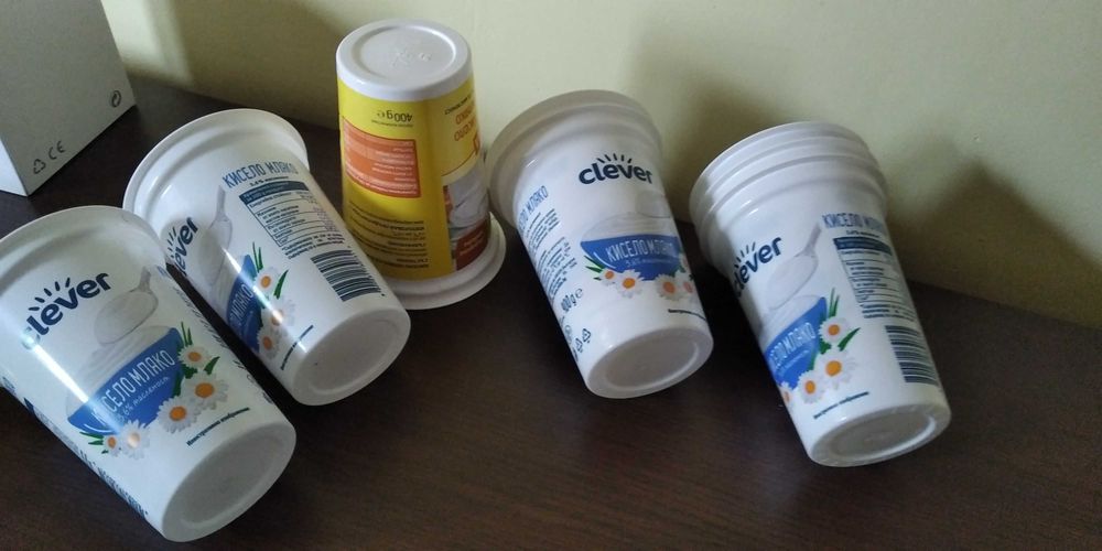 Продавам кофички от кисело мляко - 400 бр. - има само 270 броя!