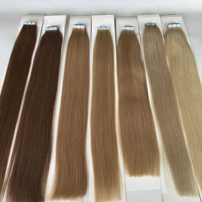 Montaj extensii de par natural Tape-on