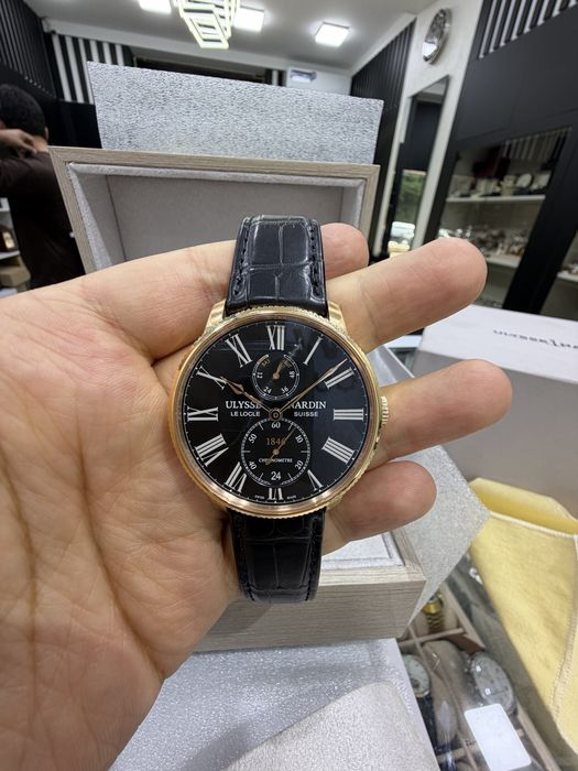 Золотые Часы Omega De Ville Chronometer 18k 750пробы