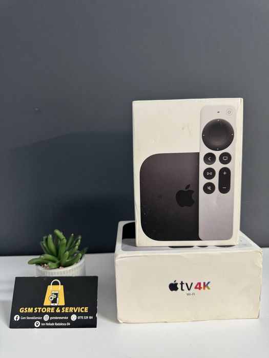 Apple TV 4K A2737  Nou Sigilat 2 Ani Garantie Gsm Store&Service