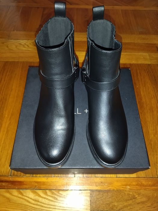 Женские сапожки DIVIDED H&M натуральная кожа