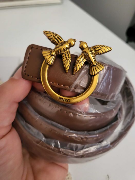 Ново! Кафяв колан по модел на Pinko