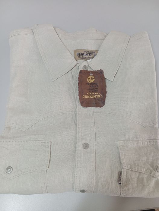 Продам рубашки лен (размер 66-70)