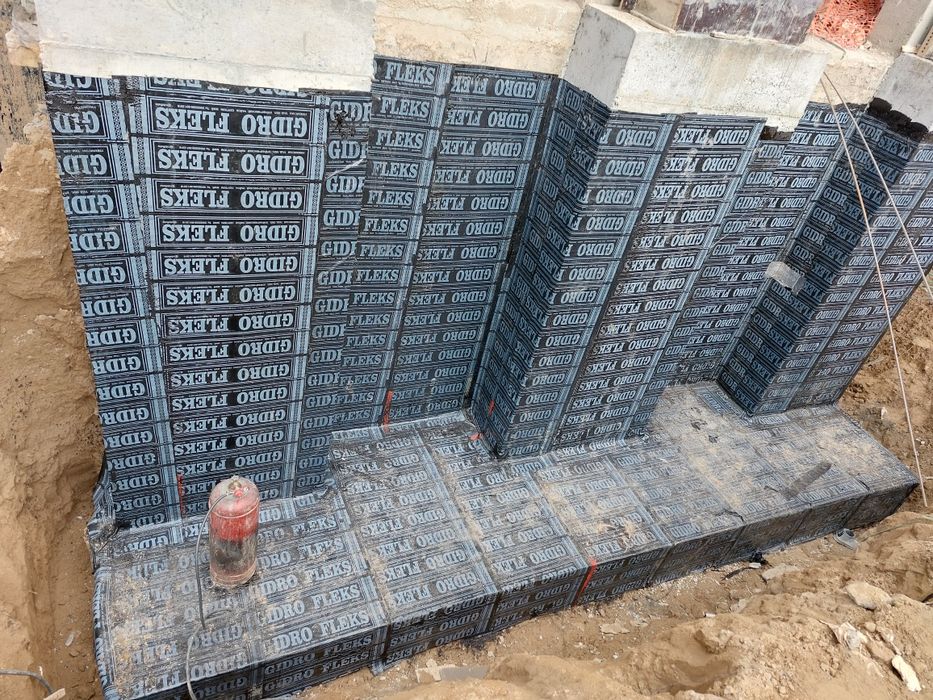 Гидроизоляция фундамента