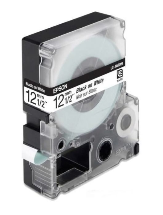 Epson картиридж для лэйбл принтеров lk-4wbn
