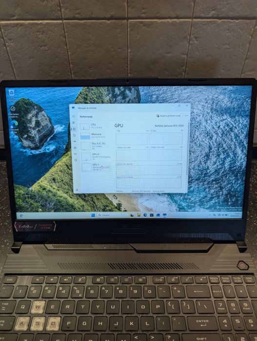 Asus TUF F15 i5 | RTX 2050 | SSD M.2