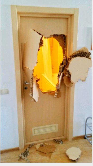 Рестоврация дверей мебели ламината