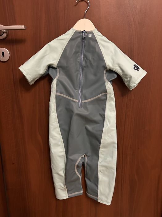 Combinezon anti-UV Kloupi Verde/Combinezon shorty din neopren