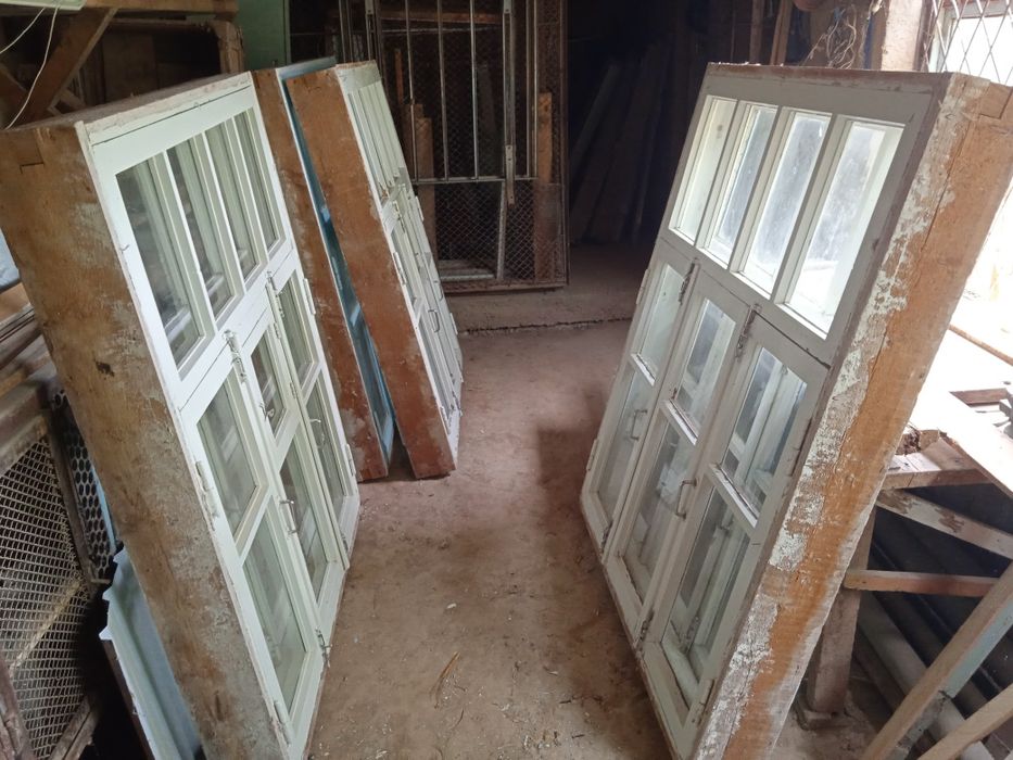 Оконные рамы двойные застеклённые