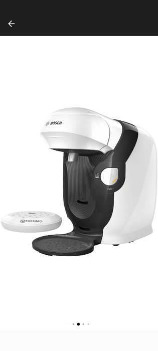 Espressor Bosch Tassimo Style TAS1104, 1400w, 3.3 bar, 0.7l , autocuratare si decalcifiere, capsule, alb