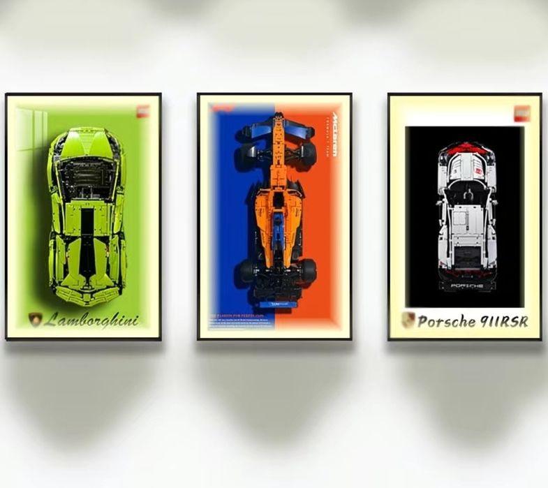 Рамка держатель для лего Формула 1, для суперкаров