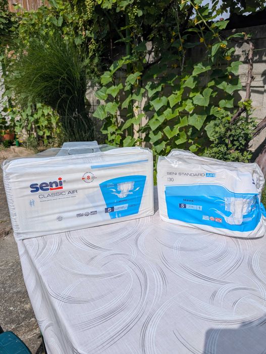 Scutece pentru adulti Seni Classic Air Small, 30 buc + 12 buc bonus