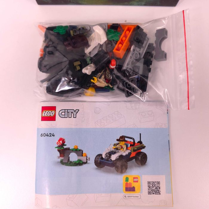 Vând LEGO City Jungle Explorer ATV Red Panda Mission (60424)[92 pcs] Set Complet, Cutie + Instrucțiuni