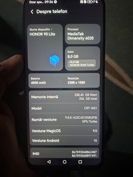 Telefon honor 90 lite