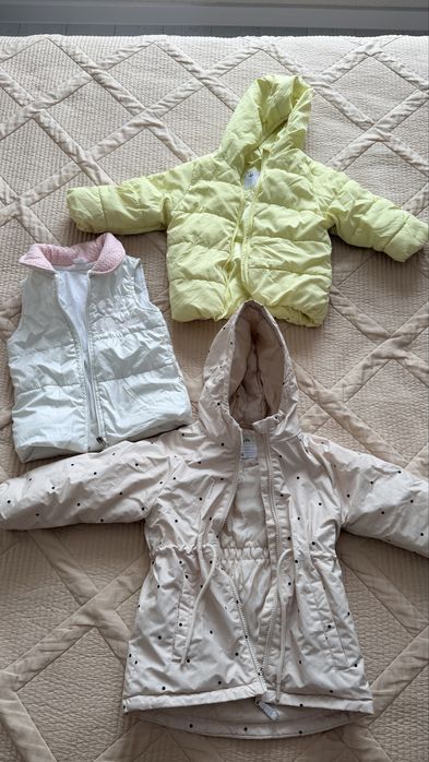 Куртки на девочку 3шт за 5000
