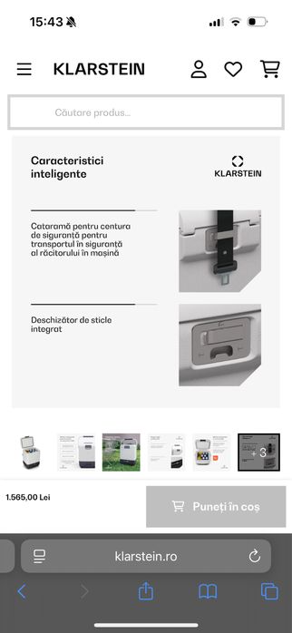 Frigider/Congelator Auto Klarstein 12L