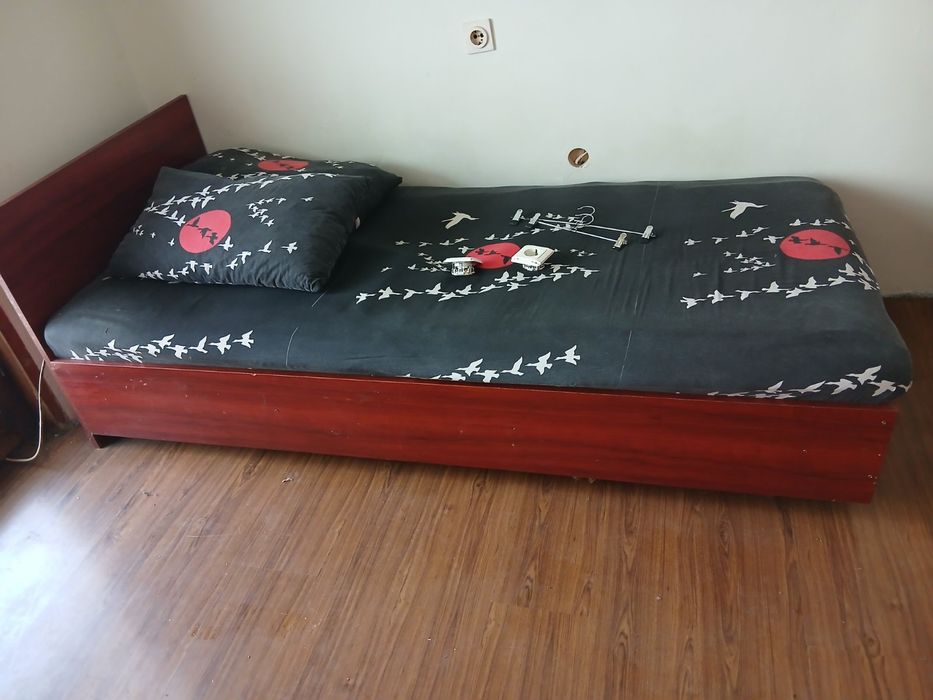 Две единични легла с матраци - Враца