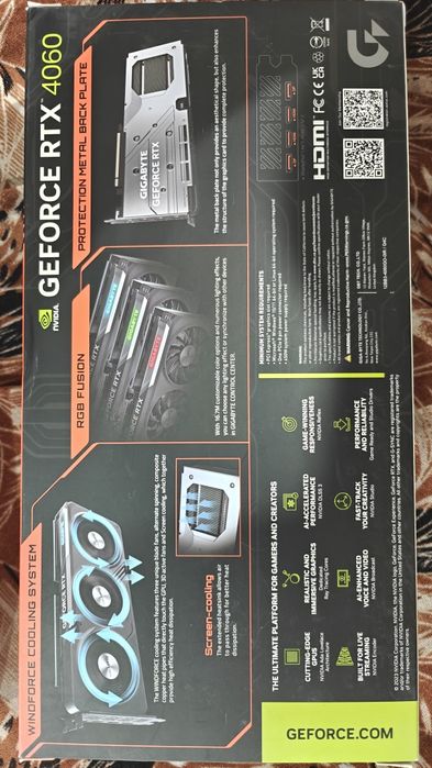 Видеокарта GIGABYTE GeForce RTX 4060 GAMING