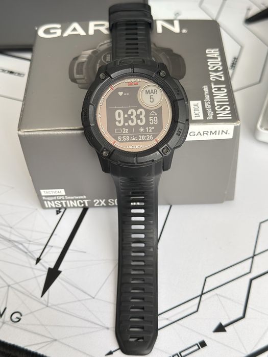 Garmin Instinct 2X Solar Tactical Edition Black