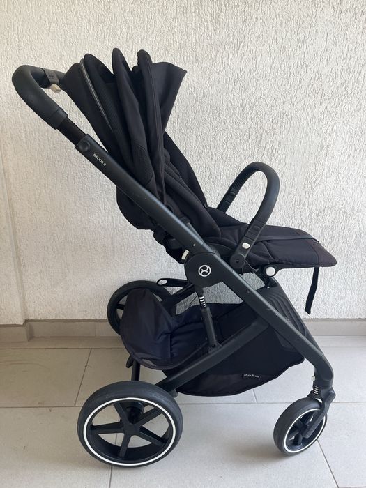 Cărucior sport pliabil Cybex Balios S Lux, Moon Black