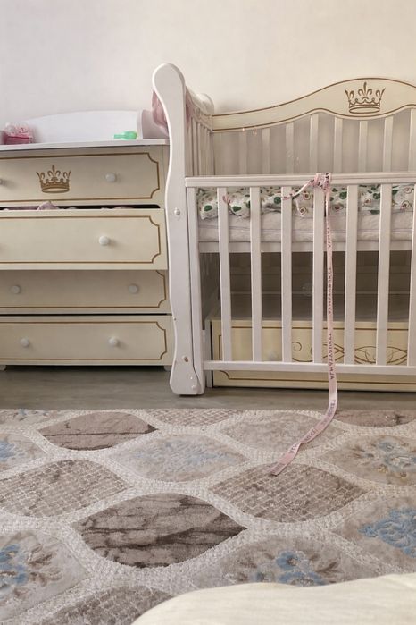 Манеж + комод слоновая кость цвет