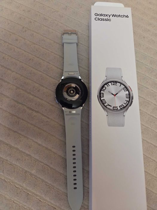 Samsung Galaxy Watch 6 Classic, 47mm, BT, Alb, nou