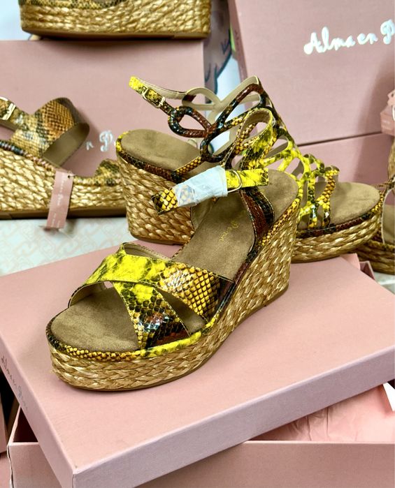 Дамски сандали Alma en Pena 38-39 НАМАЛЕНИ последни бройки