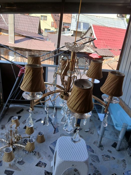 Vand candelabru din cristal