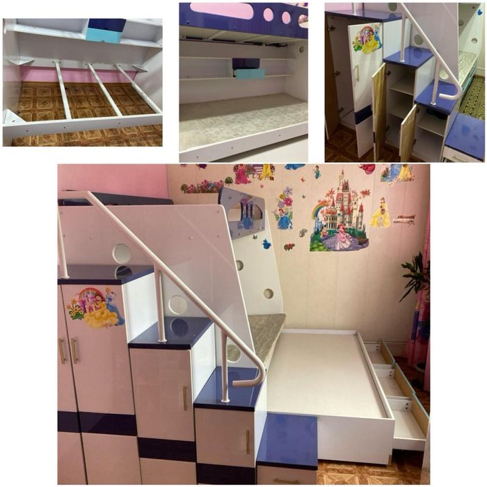 3х ярусная детская кровать