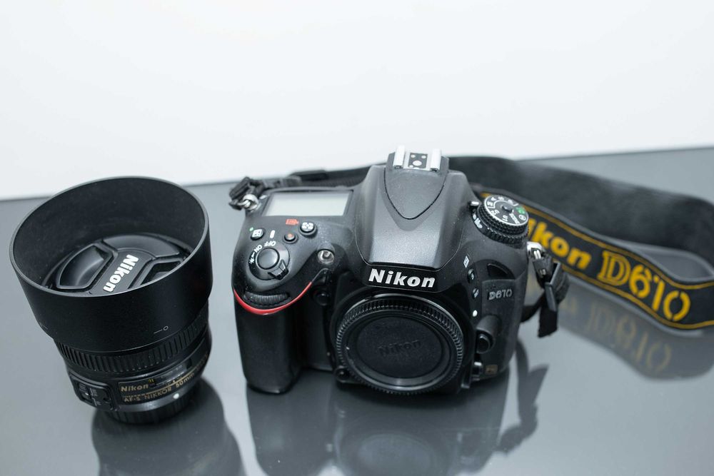 НАМАЛЕНИЕ!! До края на Април. Фотоапарат Nikon D610 + обектив Nikon AF-S Nikkor 50mm f/1.8G