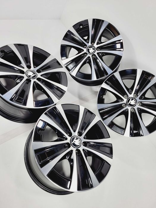Vand jante R18 pt Skoda Kodiaq-Karoq-Superb-Octavia - Bicolore, ca NOI