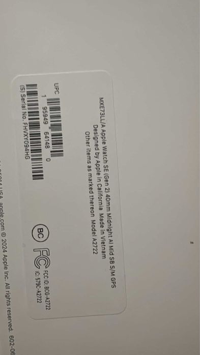 Apple watch SE (GEN2)