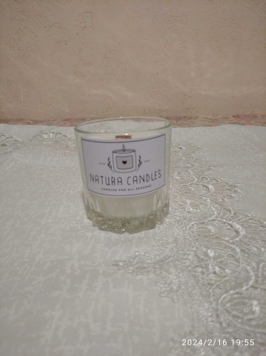 Аромасвечи из натурального кокосового воска