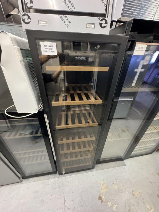 Frigider de vinuri 203 sticle CAVISS C2200GBEG