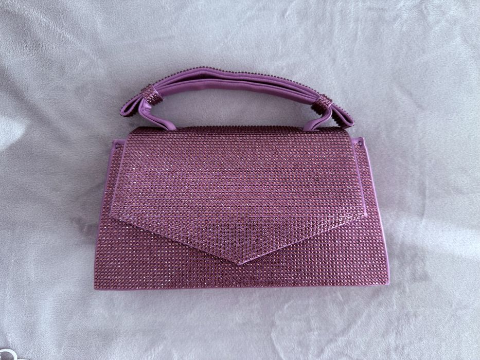 Чанта ZARA , малка , лилава