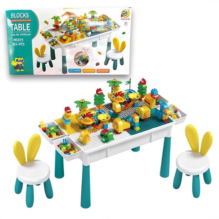 Лего конструктор стол стул