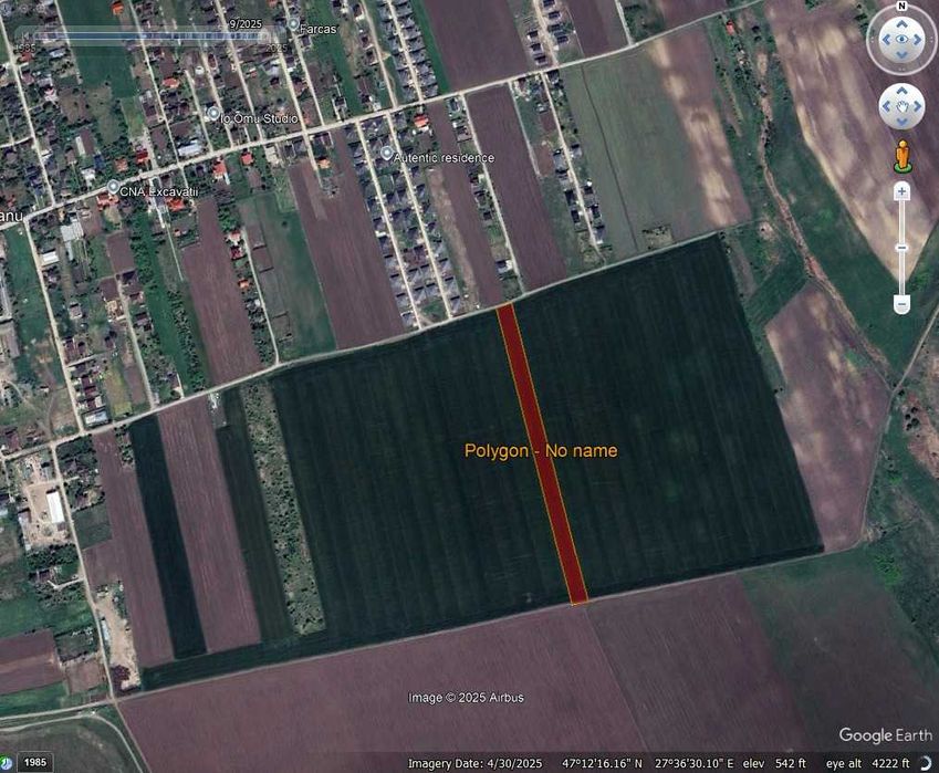 Teren Extravilan Aroneanu 9560 mp