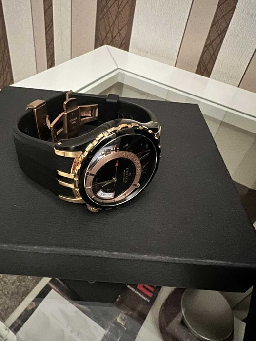 Edox Grand Ocean Decentrique Date Automatic FULL SET!
